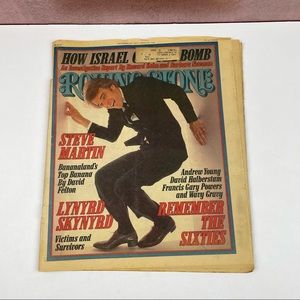 Vintage Rolling Stone Magazine 1977 Steve Martin December 1